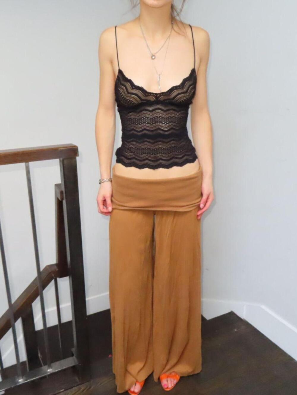 Wet Seal Women's Tan Trousers